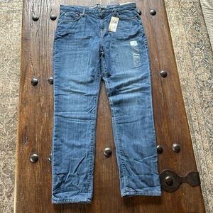 Eddie Bauer Women's Denim Boyfriend Flannel Lined Jeans